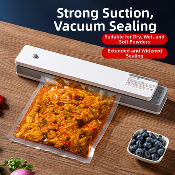 Вакуумна машина за запечатване, модел 002, мощност 100W, напрежение 220V, ABS корпус, капацитет под 500 мл