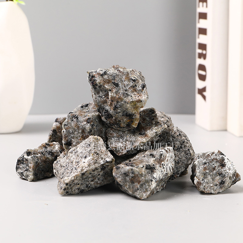 Flame Stone dísz - kristályos ásvány, Rolling Stone, modern minimál stílus, PP tasakos csomagolás