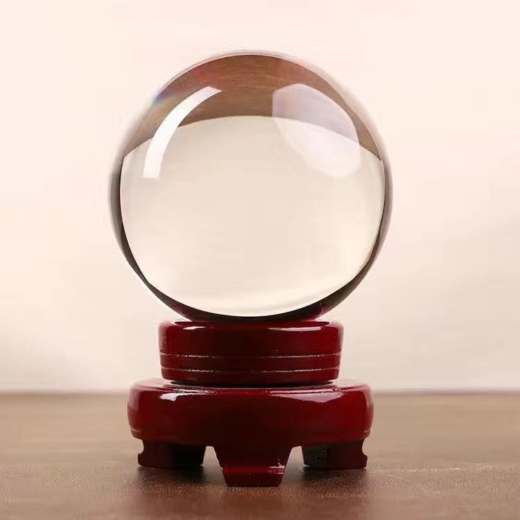 Krištalna kugla ukras - privlači bogatstvo Feng Shui, metal, kineski stil, pleteni zanat, poklon za rođendan