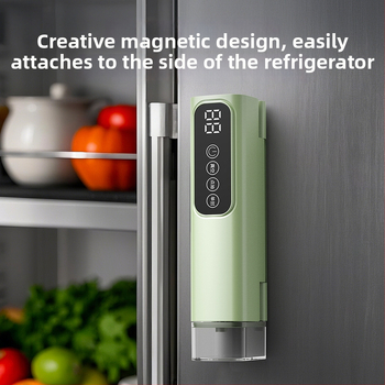 Háztartási vezeték nélküli vákuumzáró készülék – teljesen automata, digitális kijelző, újratölthető, ABS ház