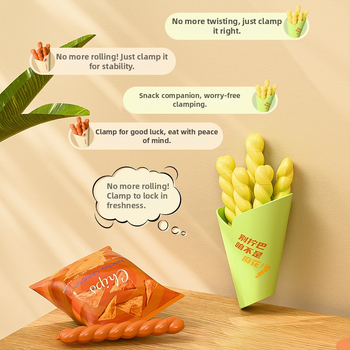 Clipuri plastic sigilare alimentelor pentru bucătărie – sigiliu de pungă, rezistent la umiditate, menține prospețimea, clip pentru alimente | Design modern simplu