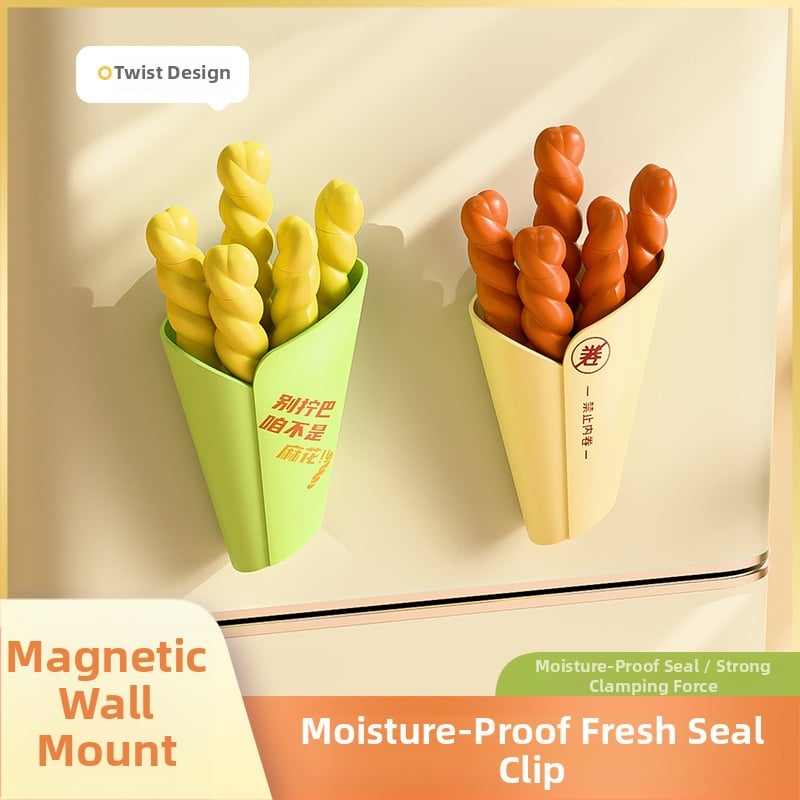 Clipuri plastic sigilare alimentelor pentru bucătărie – sigiliu de pungă, rezistent la umiditate, menține prospețimea, clip pentru alimente | Design modern simplu