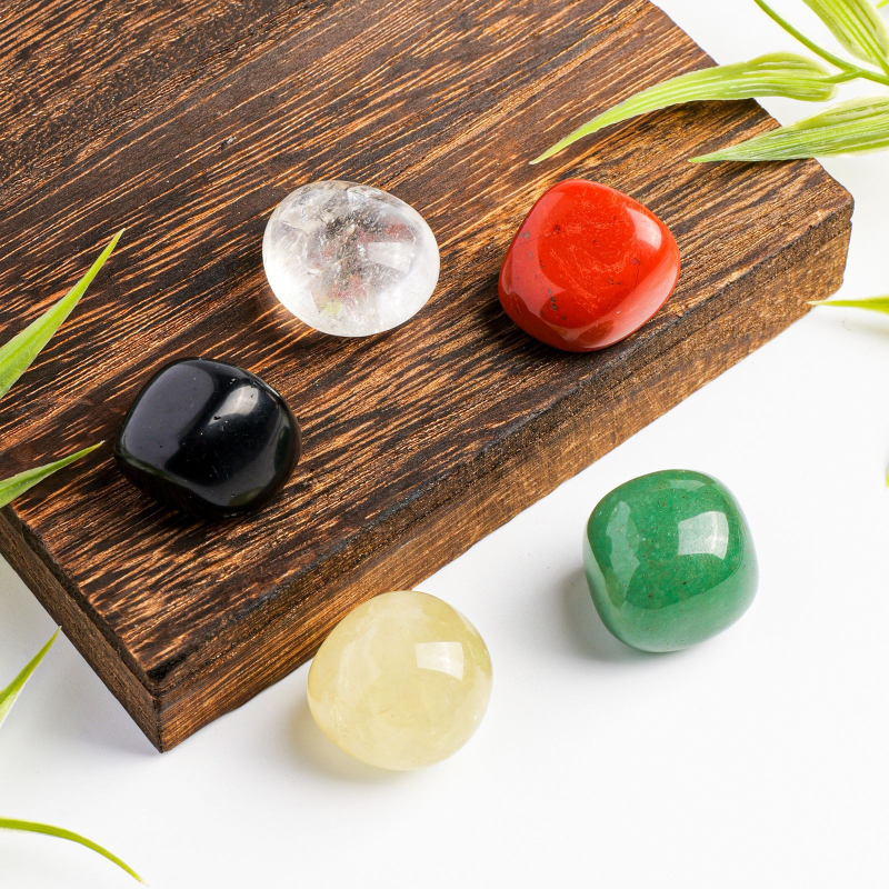 Prirodni kristalni sirovi kamen – talisman za bogatstvo i blagostanje, Feng Shui ukras s pet elemenata