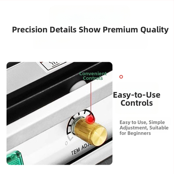 Nerezová oceľ ručne ovládateľný zapečatovací baliaci stroj pre krabice a misky – domáce a továrenské použitie