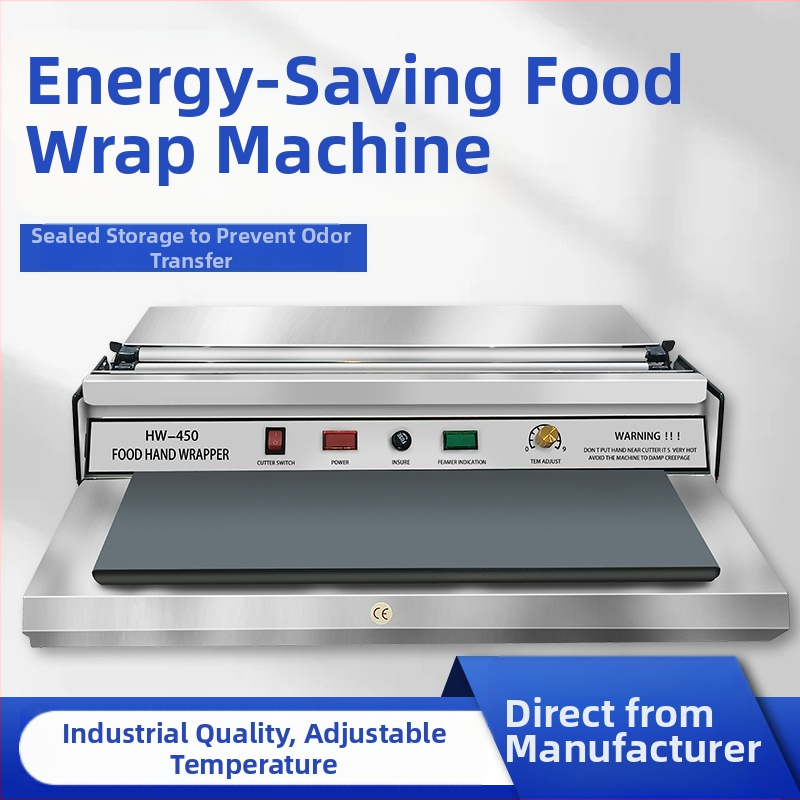 Nerezová oceľ ručne ovládateľný zapečatovací baliaci stroj pre krabice a misky – domáce a továrenské použitie