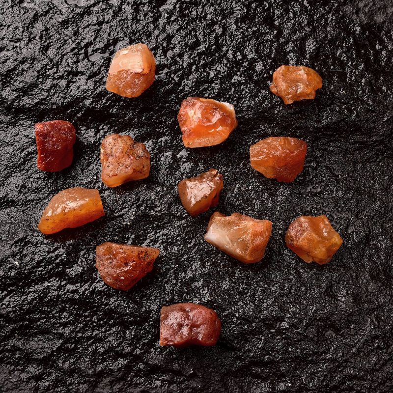 Durva kristálykő mintadarab — Anyag: agat; Termékkód: Granular mineral 54 red agate; Kategória: durva kristálykő; Stílus: modern minimalist; Csomagolás: PP zacskó, egyedileg csomagolt