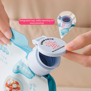 Klip na uzatvorenie kuchyne – kruhový uzatvárací klip, klip na uchovávanie potravín, Leiwei, moderný minimalistický štýl