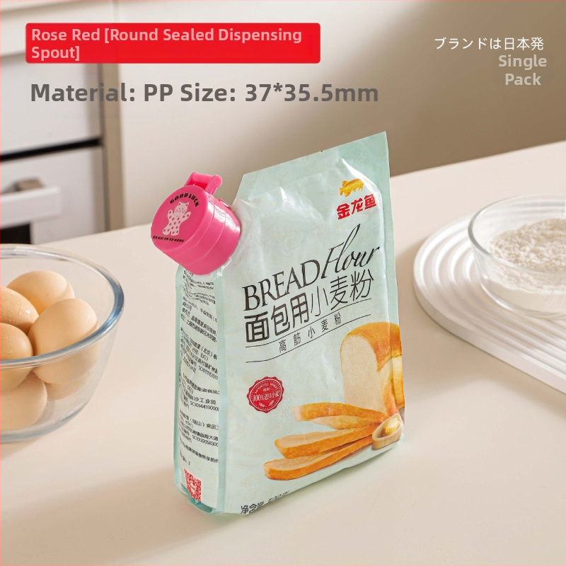 Klip na uzatvorenie kuchyne – kruhový uzatvárací klip, klip na uchovávanie potravín, Leiwei, moderný minimalistický štýl