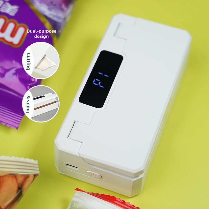 Mașină de sigilat pungi din plastic — personalizare logo, pentru uz casnic, cadou de nuntă, design modern minimalist