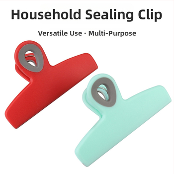 Plastové uzatváracie klipsy na potravinové vrecká – moderný minimalistický štýl; Značka: Iné; Tlač loga: Áno; Vlastné spracovanie: Áno