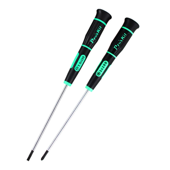 Κατσαβίδι ακρίβειας Pro'skit/Baogong, κράμα χρωμιοβανδιομολυβδενιο, λαβή PP+TPR, χωρίς μόνωση, μη μαγνητικό, 20 g