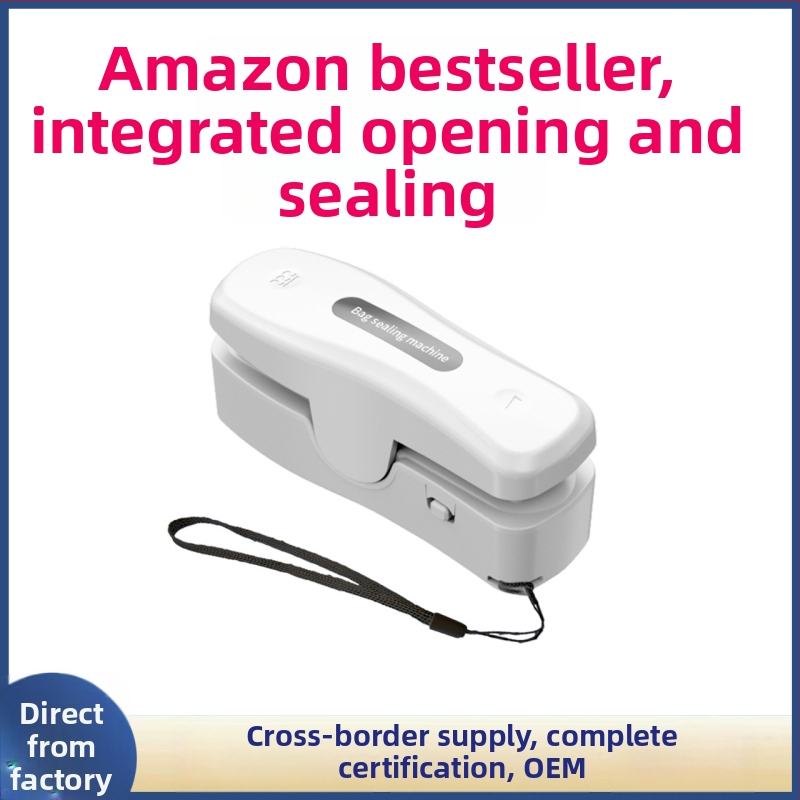 USB-C zátvárací klip, prenosný ručný uzatvárač na snacky, možnosť potlače loga