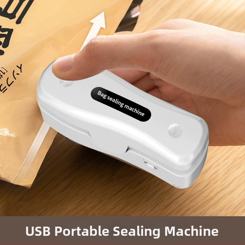 USB-C zátvárací klip, prenosný ručný uzatvárač na snacky, možnosť potlače loga