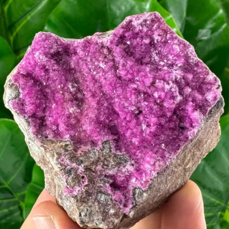 Piesă decorativă din cristal, formă geometrică, calcit de cobalt cristal, ambalaj în pungă PP, stil modern minimalist