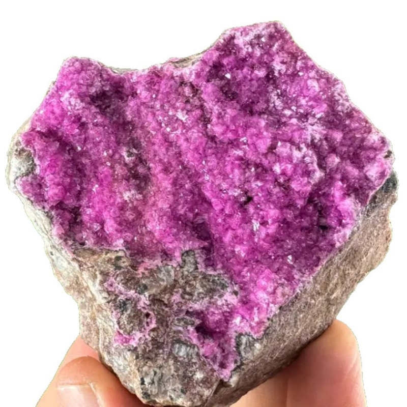 Piesă decorativă din cristal, formă geometrică, calcit de cobalt cristal, ambalaj în pungă PP, stil modern minimalist