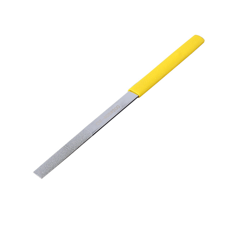 Yang's gyémánt kettős oldalú reszelő, vékony elektroplattolt ötvözet, sík és ferde kés-formájú reszelő kemény anyagokhoz, kerámia és üveg