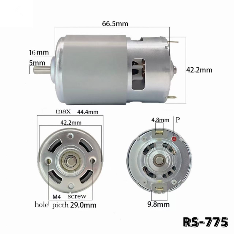 Link CNC RS-775 мотор – висока въртяща сила, висока мощност