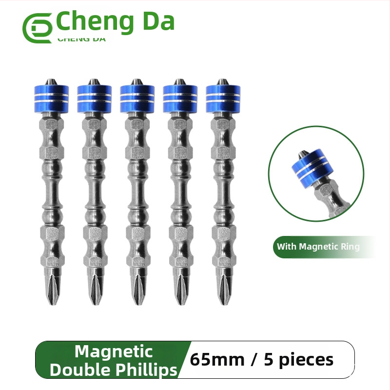 S2 magnetický krížový bit s magnetickým prstenom, protišmykový dizajn, 20 g