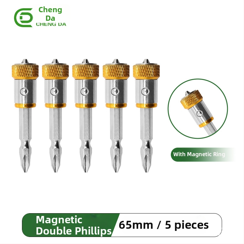 S2 magnetický krížový bit s magnetickým prstenom, protišmykový dizajn, 20 g