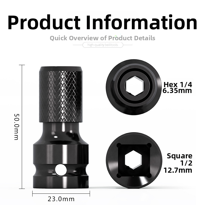 Bailey elektromos kulcs – hex fej adapter, teleszkópos, univerzális