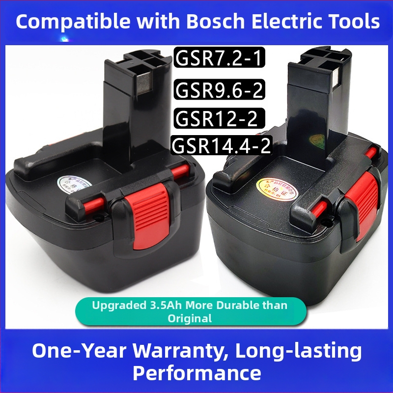 Bonneway baterija za Bosch GSR, bežična bušilica, 7.2–14.4V, 1.5Ah