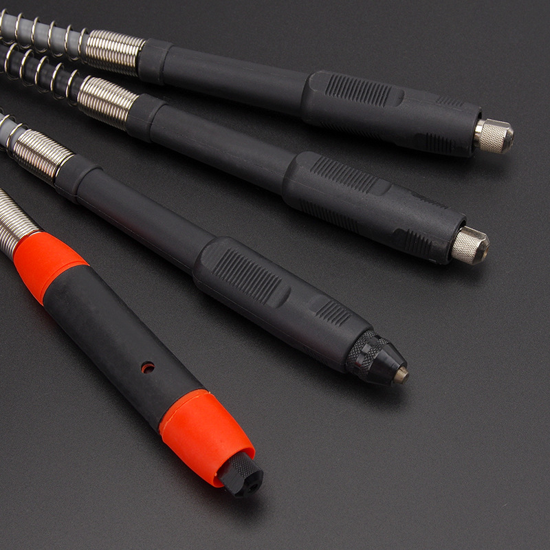 Električni fleksibilni osovinski alat za brušenje s čeljustima 0,3–3,2 mm, kompatibilnost 3 mm/6 mm, univerzalna čeljust i držač