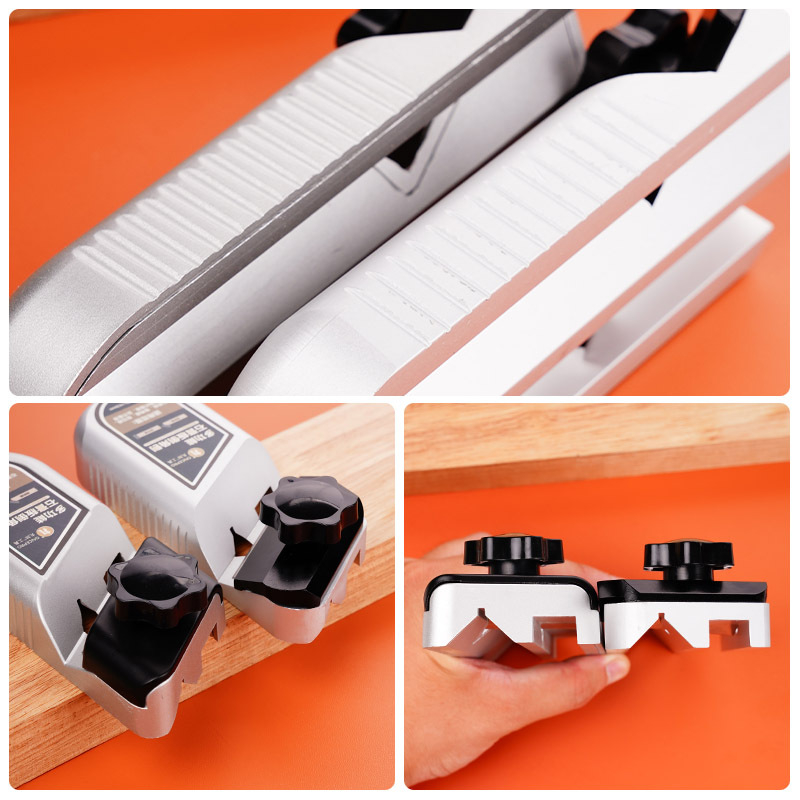 Aluminijski dvostruko namjenski planer za rubove – kantiranje gipokartona i završno rezanje pod pravim kutom, 45° alat za plafon i stolariju