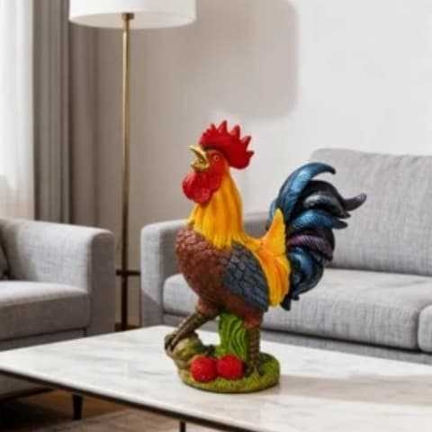 Petao i kokoš za dvorište – skulpture od smole, ekološki prihvatljive, stil Novi kineski stil, brend Gsf