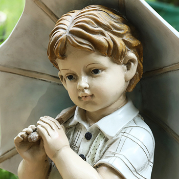 Europski stil: cartoon lik iz smole za ukras u vrtu, skulptura od smole, prilagodljiva uz logotip, licencirana privatna marka