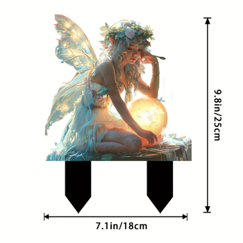 Akril kerti karó – nyomtatott dizájn; ajándék születésnapra vagy karácsonyra egy osztálytársnak