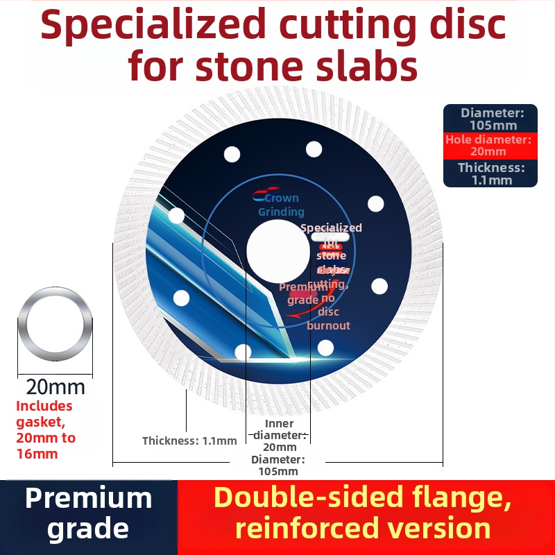 Diamantski disk za rezanje keramike i kamena, model 105