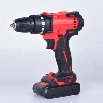 Kábeles fúrópisztoly-markolatú fúró, kefés motor, többfokozatú sebességszabályozás, háromcsúcsos tok, 50–250V AC/DC