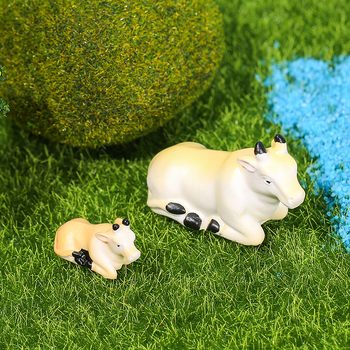 Figurica teleta za mini krajolik, dekor od smole za posude i vrtove, DIY dodatak