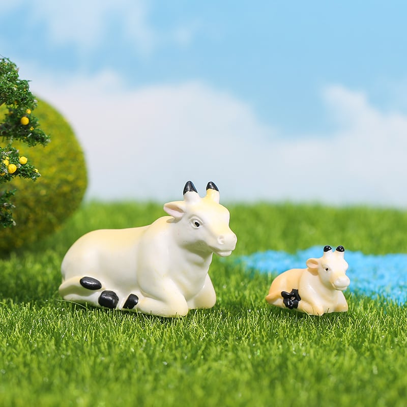 Figurica teleta za mini krajolik, dekor od smole za posude i vrtove, DIY dodatak