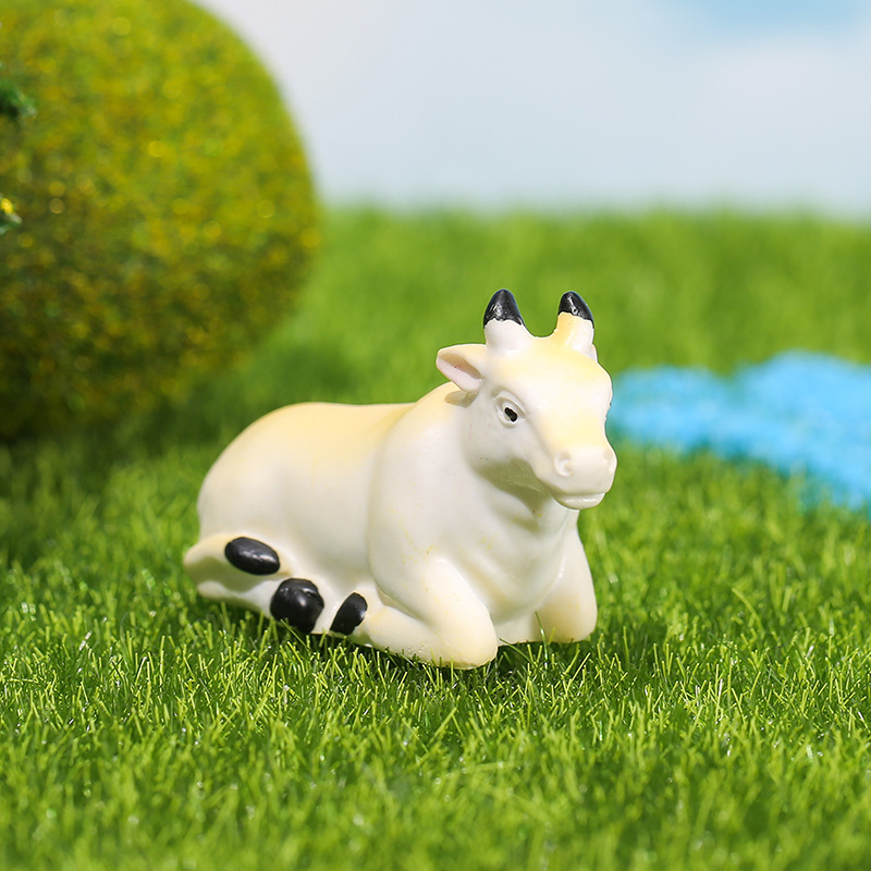 Figurica teleta za mini krajolik, dekor od smole za posude i vrtove, DIY dodatak