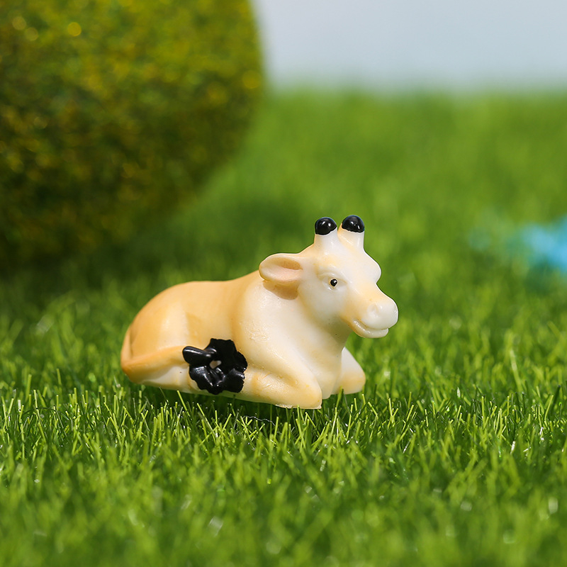 Figurica teleta za mini krajolik, dekor od smole za posude i vrtove, DIY dodatak