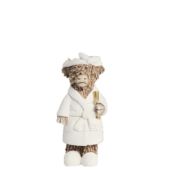 Smolna figura krave za vrt – pastoralni stil (Materijal: smola; Marka: Huiyin; Kategorija: smole rukotvorine)