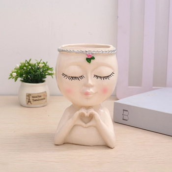 Smolena ukrasna figura za vrt, pastoralni stil, ručni rad od smole, pogodna kao poklon za posao, promociju ili svečane prilike