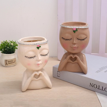Smolena ukrasna figura za vrt, pastoralni stil, ručni rad od smole, pogodna kao poklon za posao, promociju ili svečane prilike