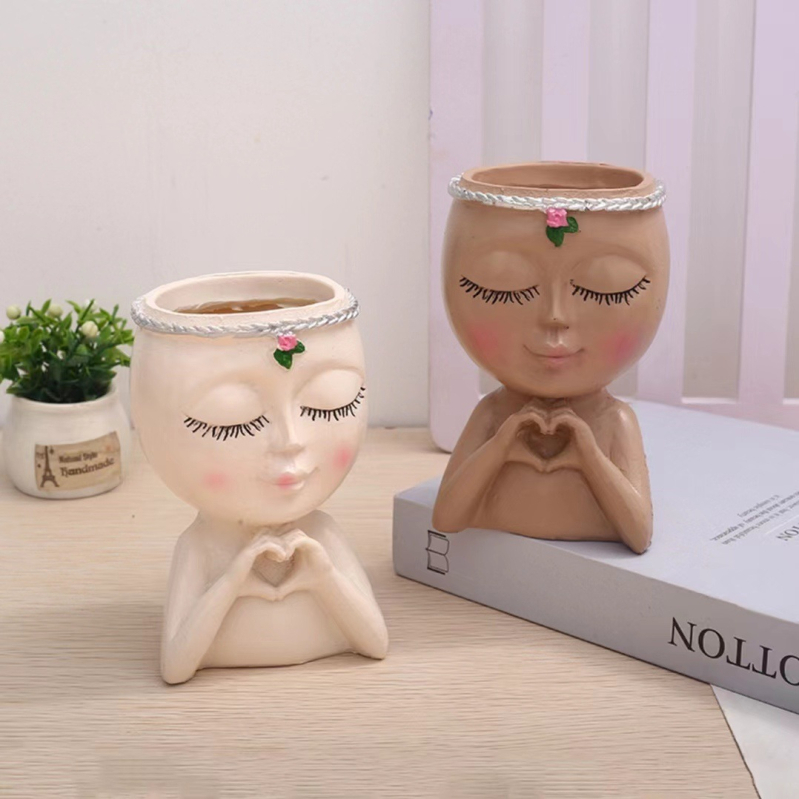 Smolena ukrasna figura za vrt, pastoralni stil, ručni rad od smole, pogodna kao poklon za posao, promociju ili svečane prilike