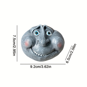 Vanjske statue s kameno-likim licem, razigrane karikature teme, skulptura od smole za vrt i dvorište — materijal: prirodna smola; stil: crtić; tip materijala: plastika, smola