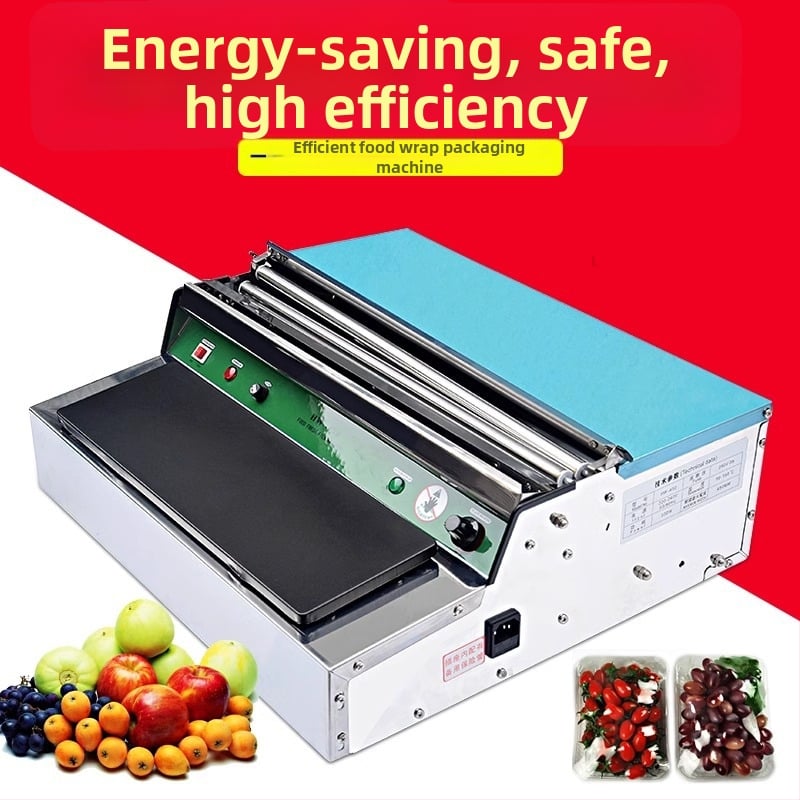 350W PE film omotavajuća i zavarivačka mašina za pakiranje, priključni tip, 5,5 kg, za hranu, morsku hranu, svježe meso, voće i povrće