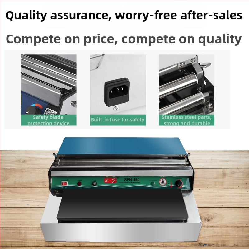 350W PE film omotavajuća i zavarivačka mašina za pakiranje, priključni tip, 5,5 kg, za hranu, morsku hranu, svježe meso, voće i povrće