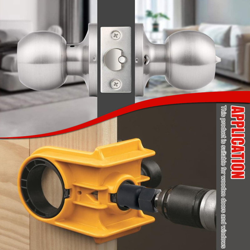 Ball Lock Hole Opener za drvena vrata, 530 g, alat za bušenje otvora u drvetu