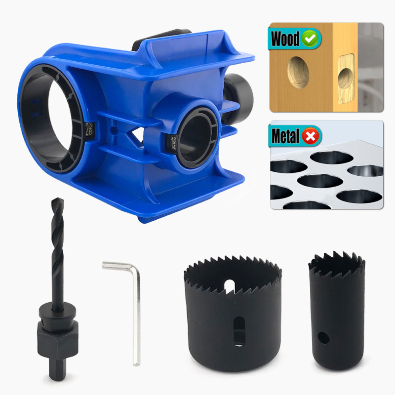 Ball Lock Hole Opener za drvena vrata, 530 g, alat za bušenje otvora u drvetu