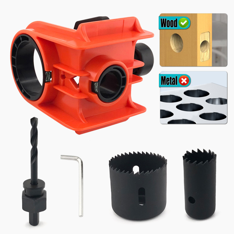Ball Lock Hole Opener za drvena vrata, 530 g, alat za bušenje otvora u drvetu