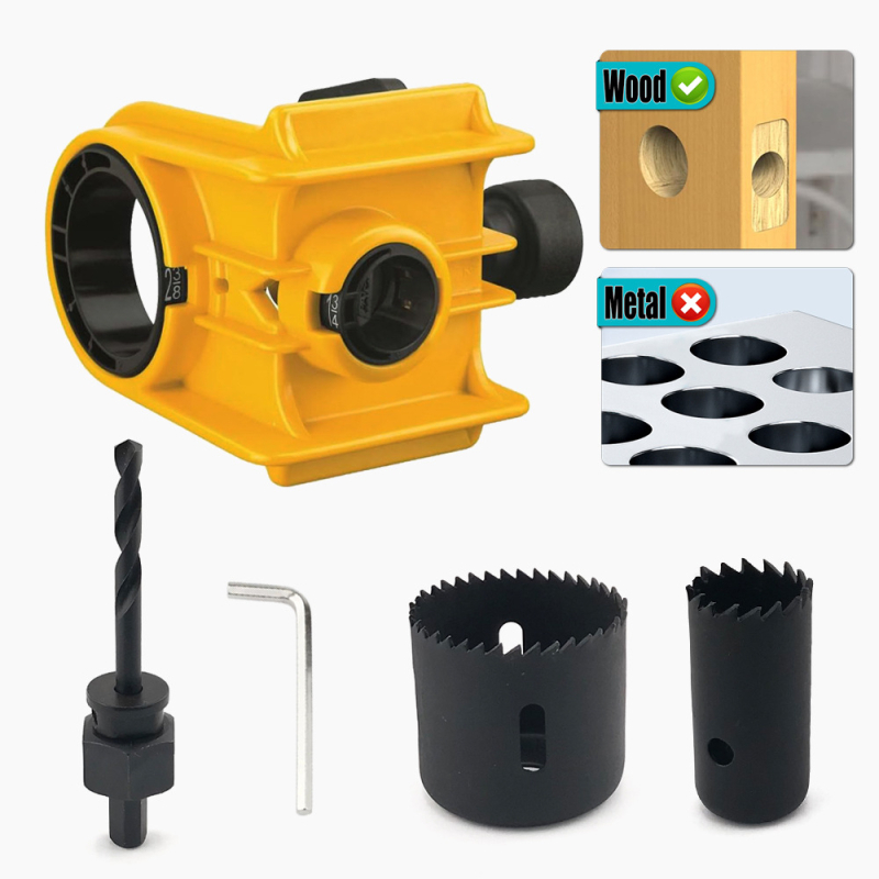 Ball Lock Hole Opener za drvena vrata, 530 g, alat za bušenje otvora u drvetu
