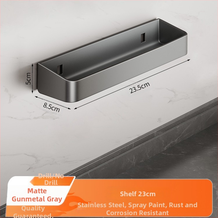 Nehrđajući čelik – zidni držač noževa i začina – bez bušenja, višefunkcionalni kuhinjski organizator