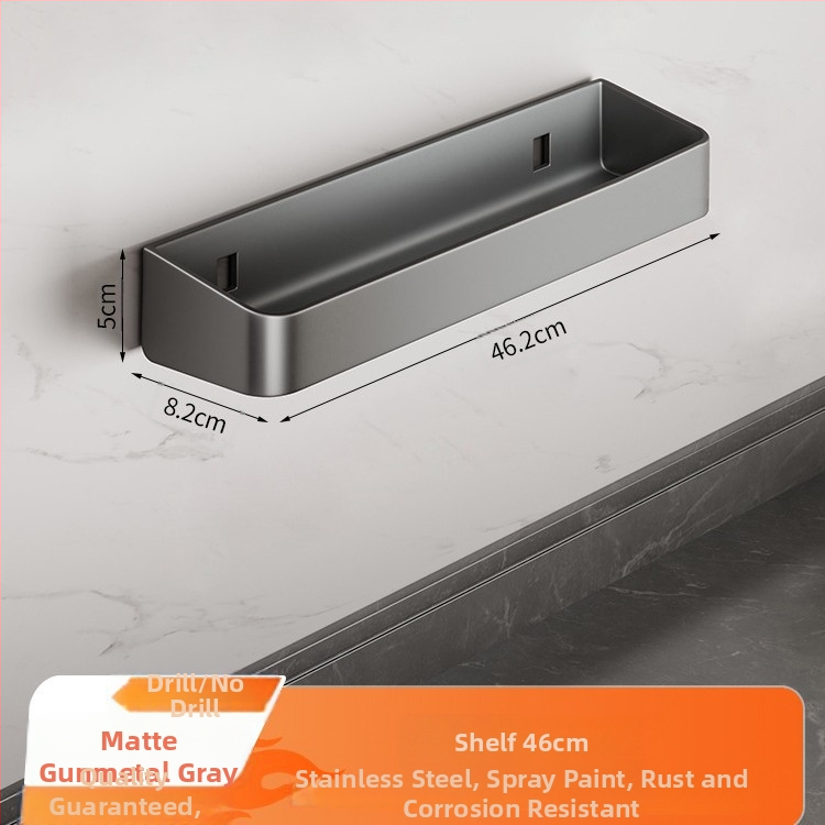 Nehrđajući čelik – zidni držač noževa i začina – bez bušenja, višefunkcionalni kuhinjski organizator