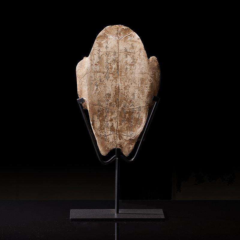 Stolna dekoracija od smole — dizajn Fossil Oracle Turtle Shell, antikni stil, novi kineski stil